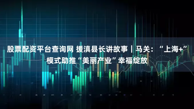 股票配资平台查询网 援滇县长讲故事｜马关：“上海+”模式助推“美丽产业”幸福绽放